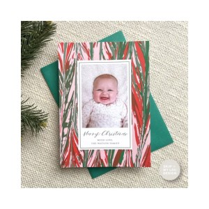 Customized holiday cards with festive designs